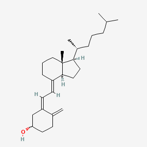 Image of the cholecalciferol molecular structure.